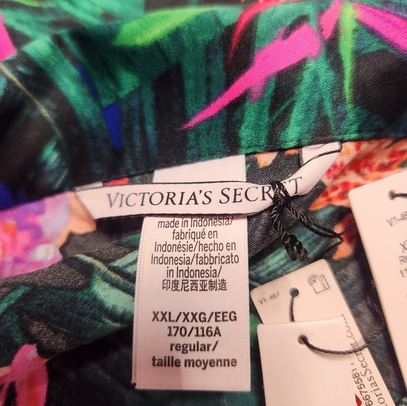 Nwt Victoria's Secret Miami Tropic Pajama Set Size Top XXL Bottom XL - Picture 7 of 10